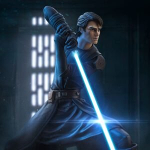 Estatua Art Scale Deluxe 1/10 de Anakin Skywalker en Star Wars: The Clone Wars por Iron Studios - Imagen 6