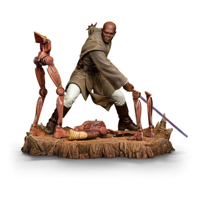 Figura Art Scale 1/10 de Mace Windu en Star Wars por Iron Studios