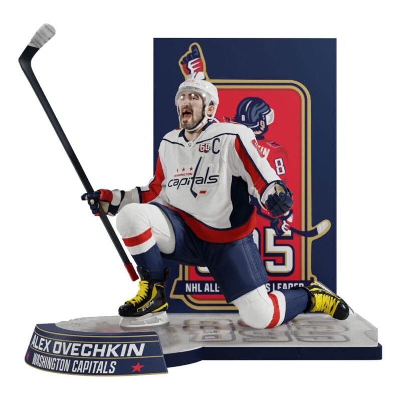 Estatua 1/6 All Time Goals Leader de Alex Ovechkin en NHL por McFarlane Toys