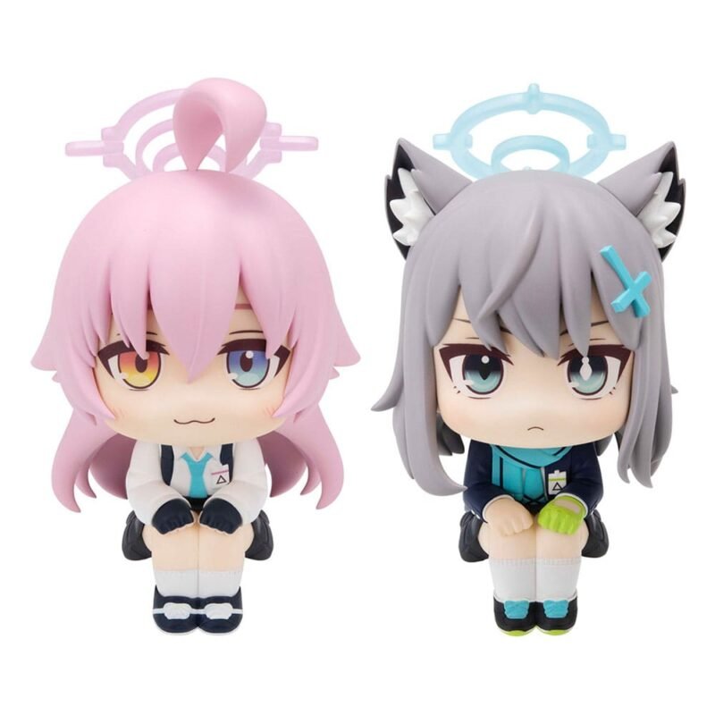 Set de estatuas PVC Look Up de Shiroko y Hoshino en Blue Archive por MegaHouse