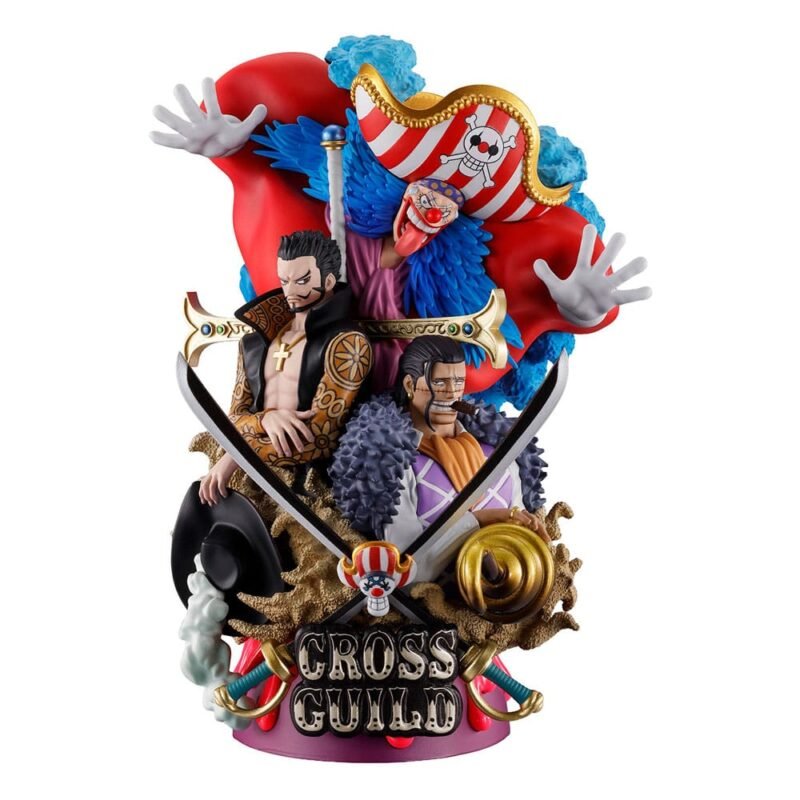 Estatua PVC Petitrama DX Logbox Re Birth 03 Cross Guild en One Piece por Megahouse