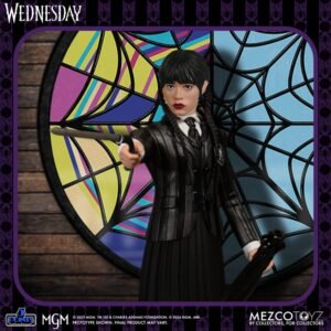 Set de figuras articuladas 5 Points de Wednesday y Enid en Wednesday por Mezco Toys - Imagen 5