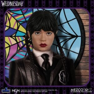 Set de figuras articuladas 5 Points de Wednesday y Enid en Wednesday por Mezco Toys - Imagen 6