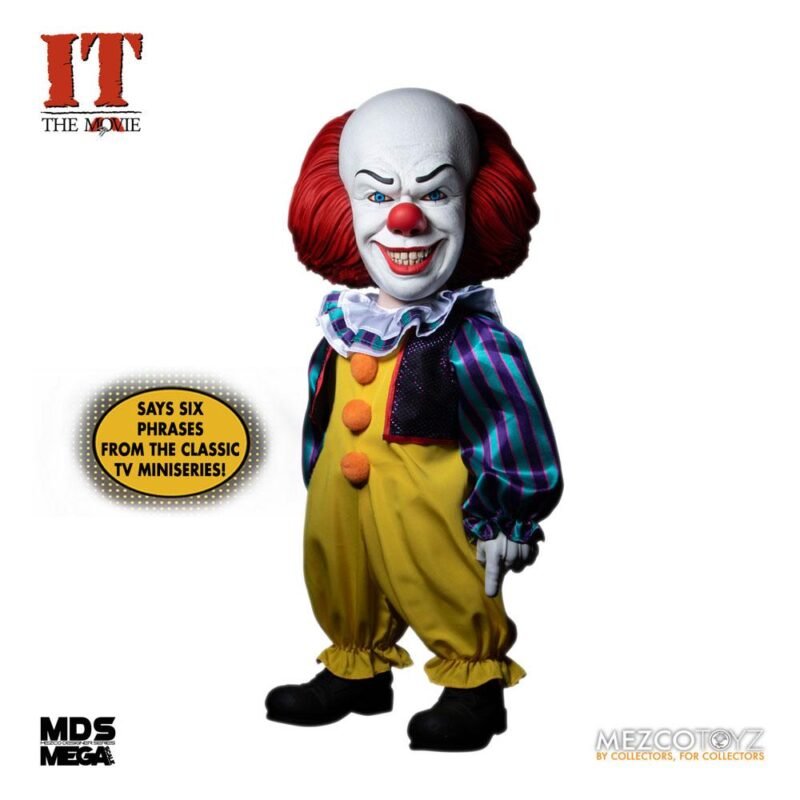 Figura MDS Deluxe parlante de Pennywise en Stephen King’s It (1990) por Mezco Toys