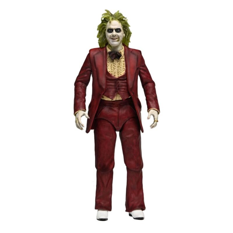 Figura Ultimate con esmoquin rojo de Beetlejuice en Beetlejuice por NECA