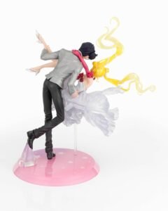Estatua FiguartsZERO Chouette Moonlight Glow Edition de Usagi y Tuxedo Mask en Sailor Moon por Bandai Tamashii Nations - Imagen 2