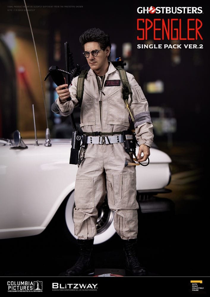 Figura Premium UMS 1/6 de Egon Spengler Ver. 2 en Los Cazafantasmas por Blitzway