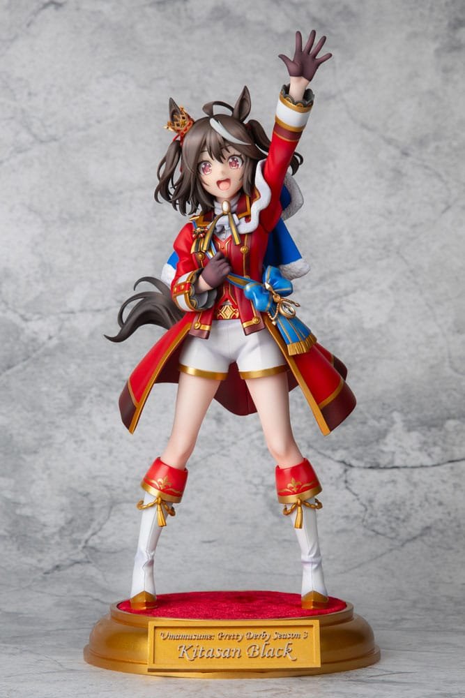 Estatua Fluttering Fulfillment Ver. de Kitasan Black en Uma Musume Pretty Derby por Cygames