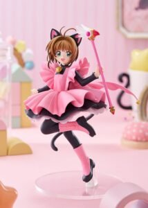 Estatua Pop Up Parade L Size de Sakura Kinomoto Black Cat Costume Ver. en Cardcaptor Sakura por Good Smile Company - Imagen 2