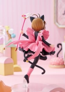Estatua Pop Up Parade L Size de Sakura Kinomoto Black Cat Costume Ver. en Cardcaptor Sakura por Good Smile Company - Imagen 5