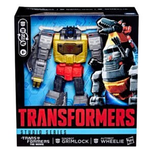 Figura Studio Series Leader Class de Dinobot Grimlock & Autobot Wheelie en The Transformers: The Movie por Hasbro - Imagen 5