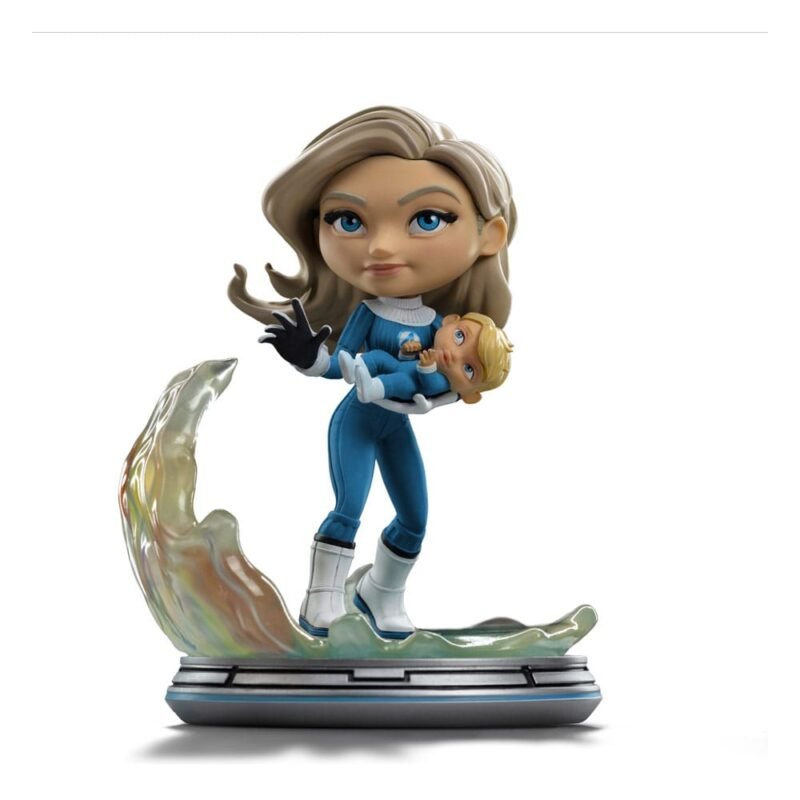 Figura Mini Co. de La Mujer Invisible y Franklin en Los 4 Fantásticos por Iron Studios