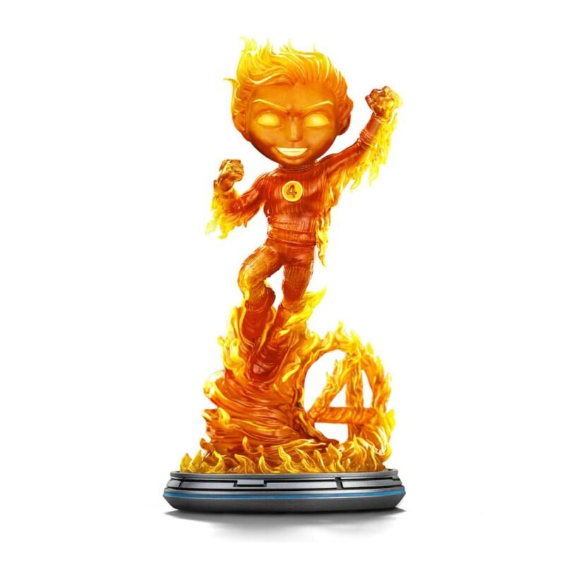 Figura Mini Co. de La Antorcha Humana en Los 4 Fantásticos por Iron Studios