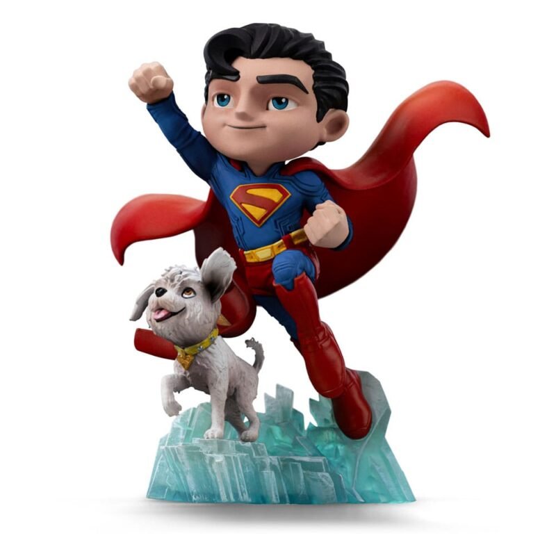 Figura Mini Co. de Superman y Krypto en Superman Legacy por Iron Studios