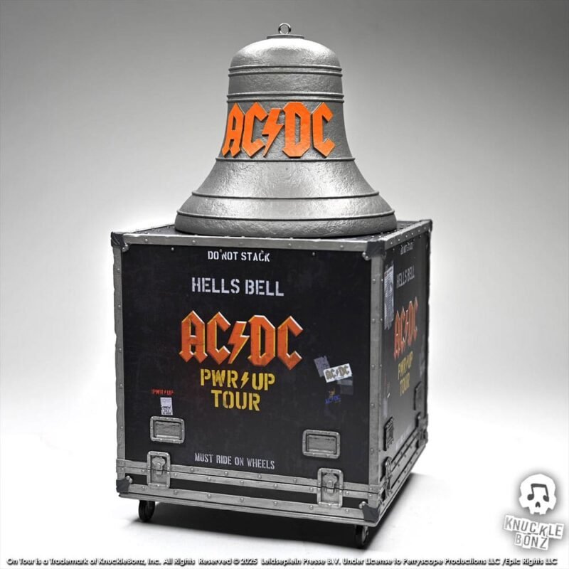 Figura Rock Ikonz On Tour de Hells Bell en PWR UP Tour de AC/DC por Knucklebonz
