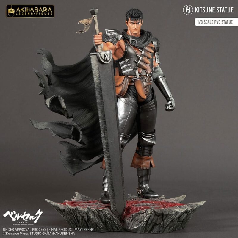 Figura a escala 1/8 de Guts en Berserk por Kitsune Statue