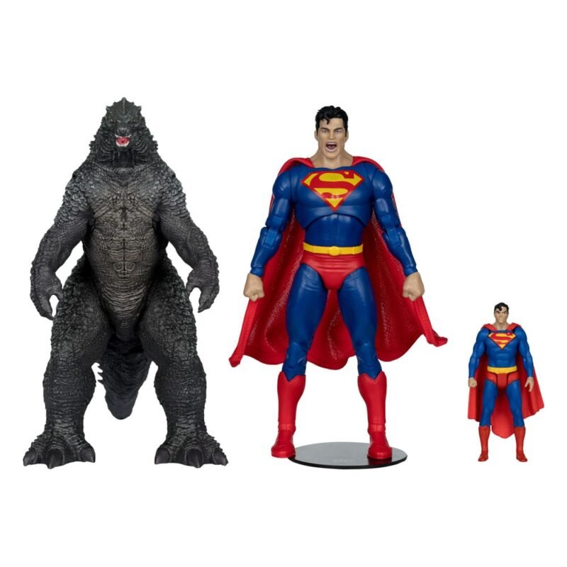 Pack de 2 Figuras DC Multiverse de Superman vs. Godzilla en Justice League Monsterverse por McFarlane Toys