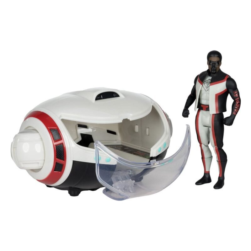 Figura con vehículo Mr. Terrific & T-Craft en Superman (2025) por McFarlane Toys