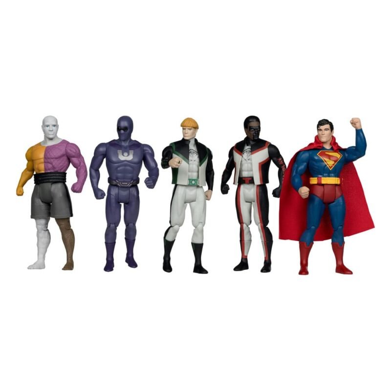 Pack de 5 figuras Super Powers Gold Label en Superman (2025) por McFarlane Toys