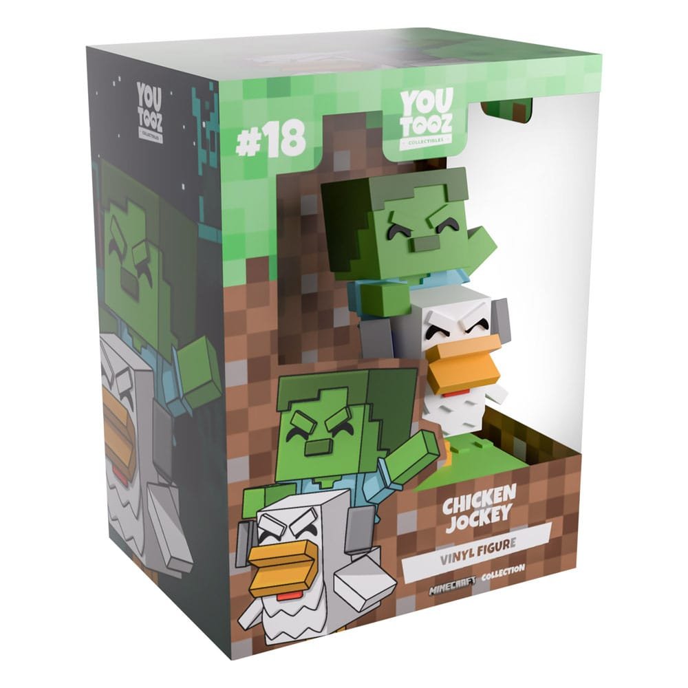 Figura vinyl de Chicken Jockey en Minecraft por Youtooz - Imagen 5