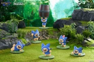 Pack de 6 Figuras Felyne Cat en Monster Hunter Rise por APEX - Imagen 2