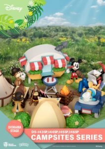 Diorama D-Stage Campsite Series de Minnie y Pluto en Disney por Beast Kingdom Toys - Imagen 2