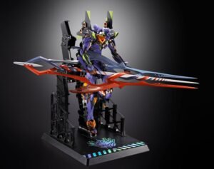 Figura Metal Build Diecast de EVA-01 con la Lanza de Gaius en Evangelion por Bandai Tamashii Nations - Imagen 3