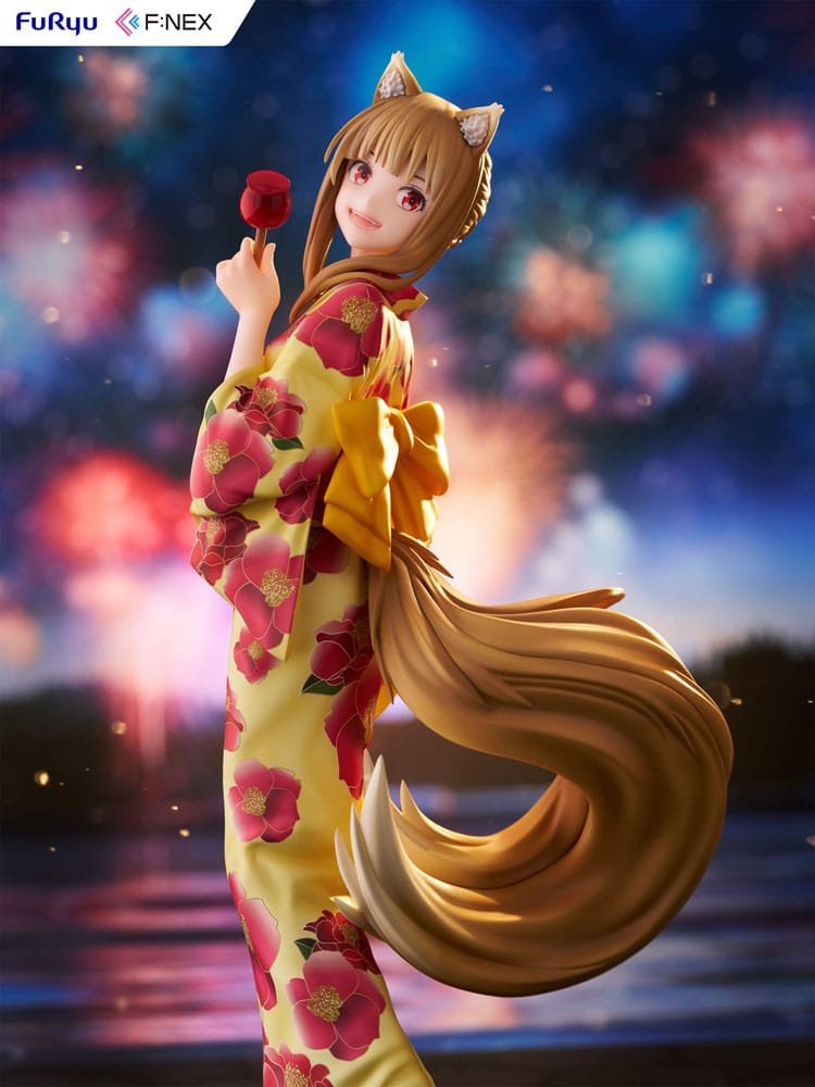 Estatua 1/7 de Holo Yukata Ver. en Spice and Wolf por Furyu - Imagen 3