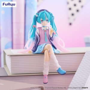 Estatua Noodle Stopper Love Blazer Navy Color Ver. de Hatsune Miku por Furyu - Imagen 5