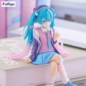 Estatua Noodle Stopper Love Blazer Navy Color Ver. de Hatsune Miku por Furyu - Imagen 6