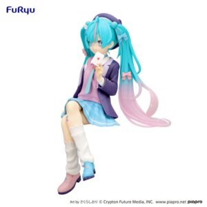 Estatua Noodle Stopper Love Blazer Navy Color Ver. de Hatsune Miku por Furyu - Imagen 8
