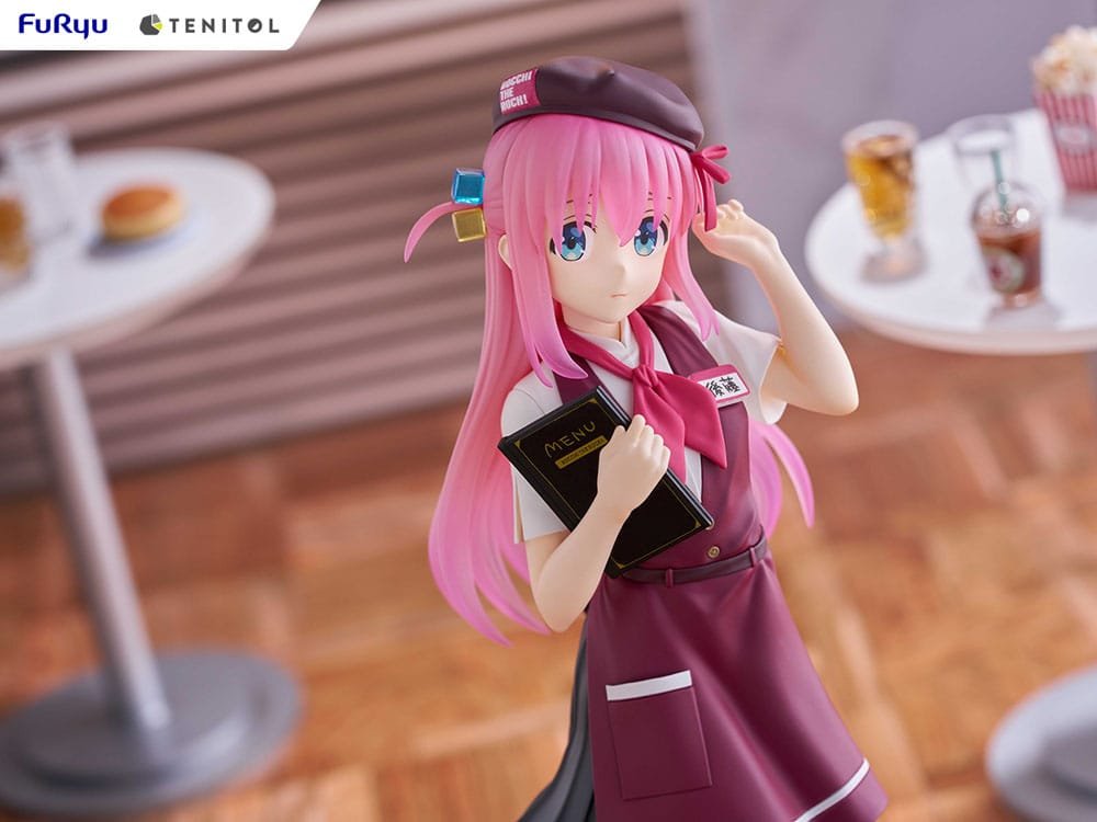 Estatua Tenitol Café Style Ver. de Hitori Gotoh en Bocchi the Rock! por Furyu - Imagen 6