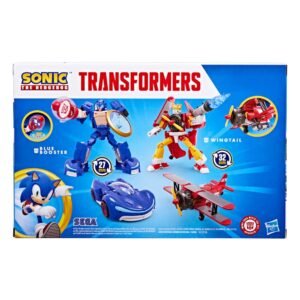 Pack de figuras Wingtail y Blue Booster en Sonic the Hedgehog x Transformers por Hasbro - Imagen 2