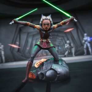 Estatua Art Scale 1/10 de Ahsoka Tano en Star Wars The Clone Wars por Iron Studios - Imagen 6