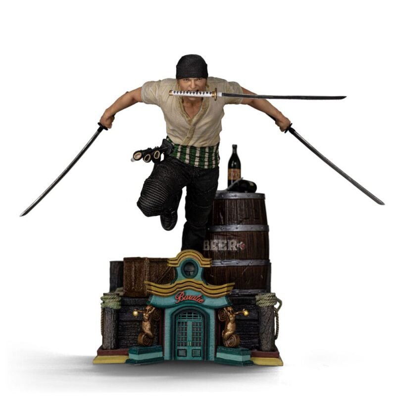 Estatua Art Scale 1/10 de Zoro en One Piece por Iron Studios