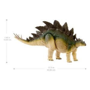 Figura Hammond Collection de Stegosaurus en Jurassic Park por Mattel - Imagen 2