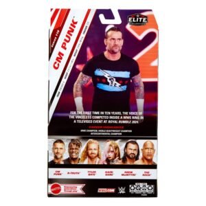 Figura Elite Collection de CM Punk en WWE por Mattel - Imagen 3