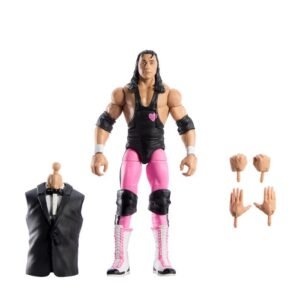 Figura WrestleMania Elite Collection de Bret Hit Man Hart en WWE por Mattel - Imagen 3