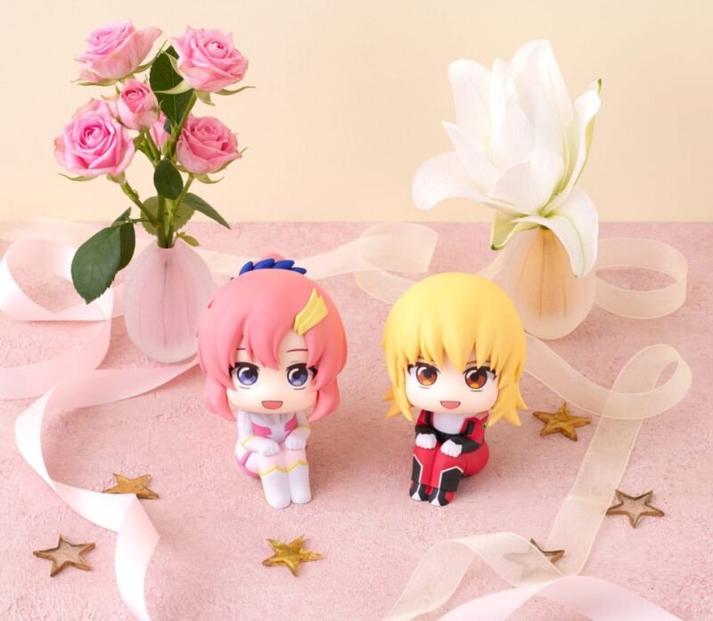 Estatuas Look Up de Lacus Clyne y Cagalli Yula Athha en Mobile Suit Gundam por Megahouse