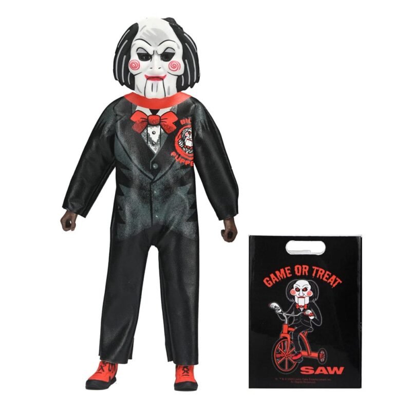 Figura Costume Series 9 de Billy the Puppet en Saw por NECA