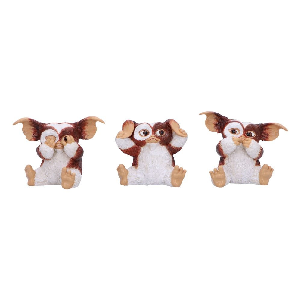 Pack de figuras Three Wise Gizmo en Gremlins por Nemesis Now