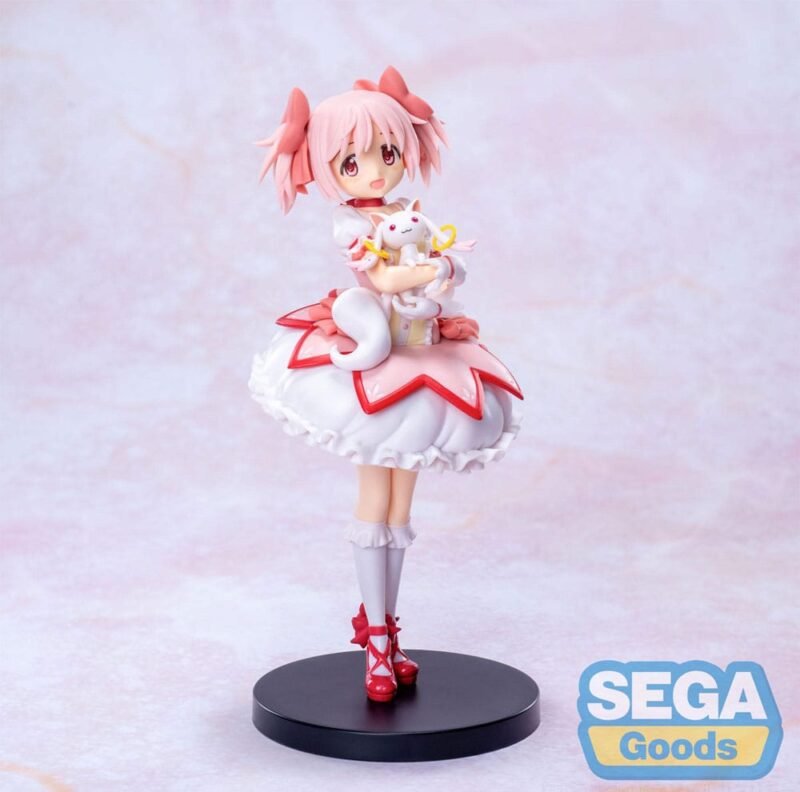 Estatua SPM de Madoka Kaname en Magia Record: Puella Magi Madoka Magica Side Story por Sega