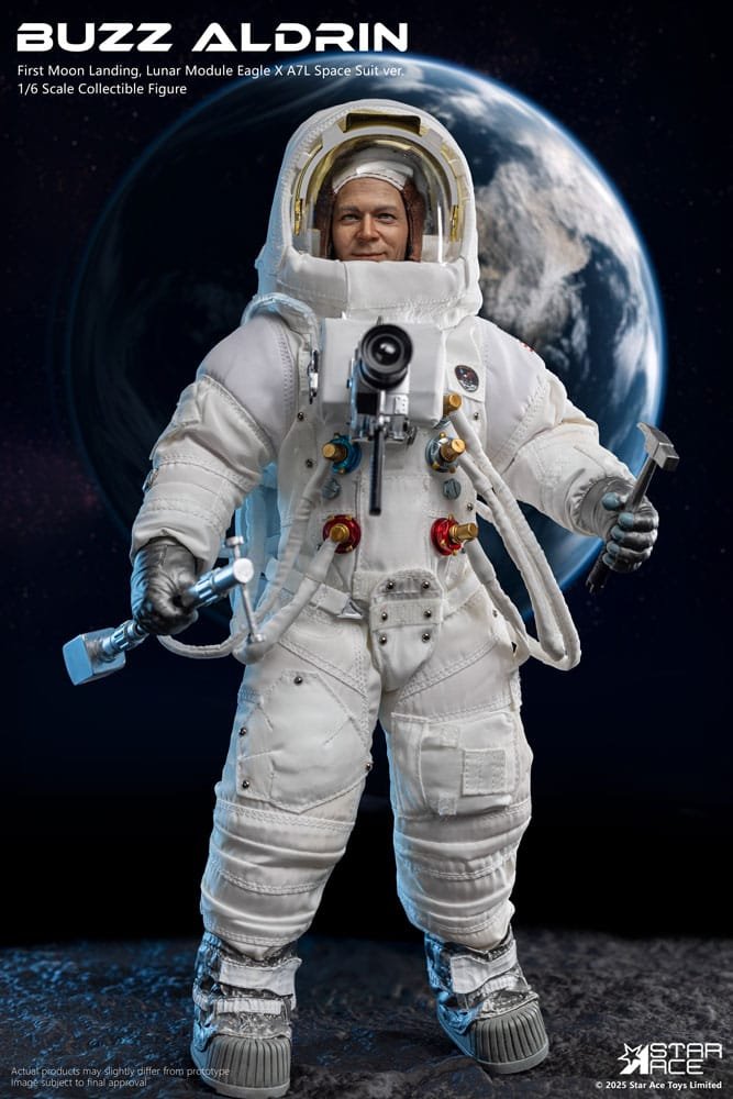 Figura 1/6 de Buzz Aldrin en NASA Apollo 11 por Star Ace Toys