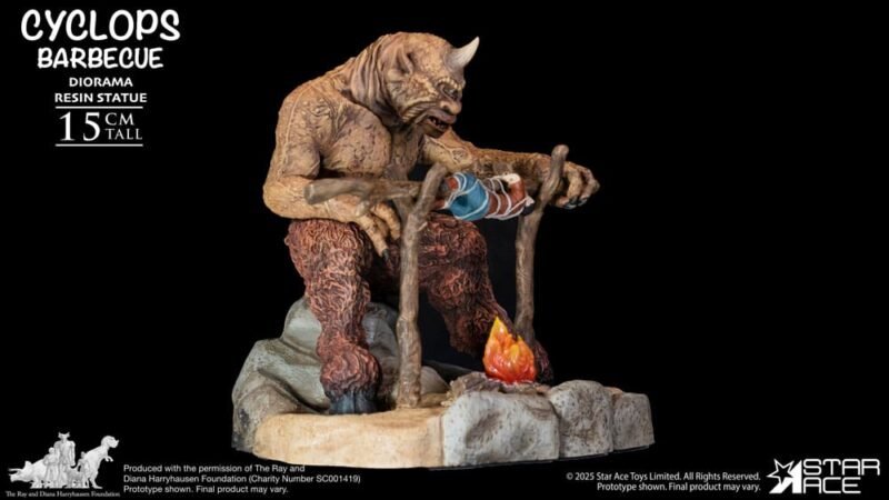 Estatua 1/8 Barbecue Scene de Cíclope en Ray Harryhausen por Star Ace Toys