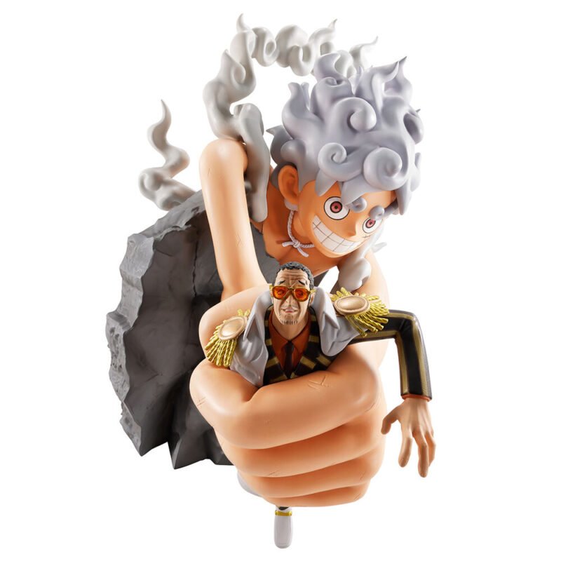 Figura Ichibansho de Monkey D. Luffy Gear 5 vs Borsalino Burst of Energy en One Piece por Banpresto