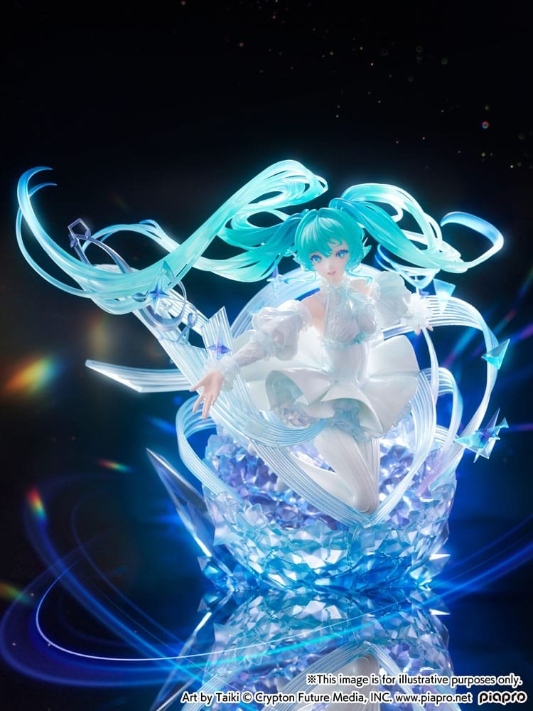 Estatua PVC 1/7 de Hatsune Miku Crystal Dress Ver. en Hatsune Miku por CyberZ - Imagen 9