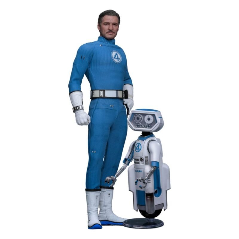 Pack de 2 Figuras Movie Masterpiece 1/6 de Mister Fantástico y H.E.R.B.I.E. en Los Cuatro Fantásticos: primeros pasos por Hot Toys