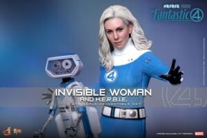 Pack de 2 Figuras Movie Masterpiece 1/6 de Mujer Invisible y H.E.R.B.I.E. en Los Cuatro Fantásticos: primeros pasos por Hot Toys - Imagen 2