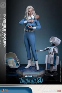 Pack de 2 Figuras Movie Masterpiece 1/6 de Mujer Invisible y H.E.R.B.I.E. en Los Cuatro Fantásticos: primeros pasos por Hot Toys - Imagen 4