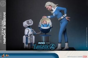 Pack de 2 Figuras Movie Masterpiece 1/6 de Mujer Invisible y H.E.R.B.I.E. en Los Cuatro Fantásticos: primeros pasos por Hot Toys - Imagen 5